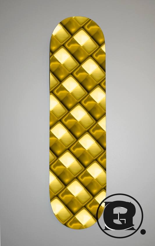 Karats is the result of a concept experiment on replicating how light interacts with a texture, gold holds many interesting properties including the way it reflects light.